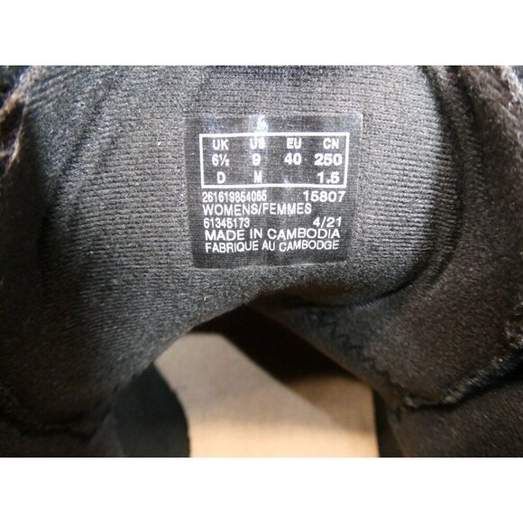 Clarks Suede‎ Scene Boots Size 9 Chunky Heel Lace Up shoes - Picture 6 of 9